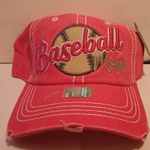 Baseball mom cap pink